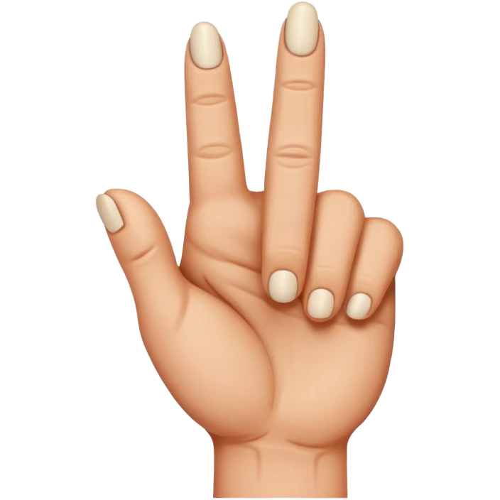 Middle finger emoji
