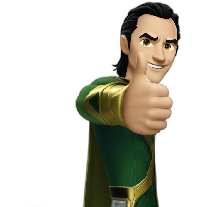 Marvel loki thumbs up emoji