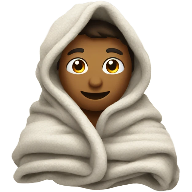 Cozy blanket emoji