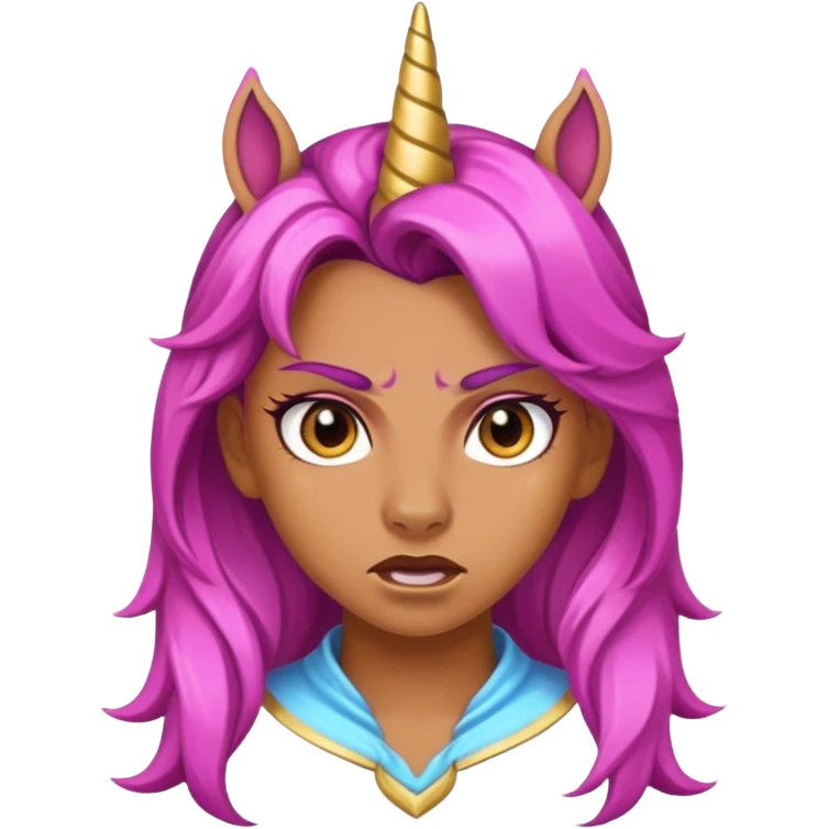 Unicorn girl that’s badass emoji