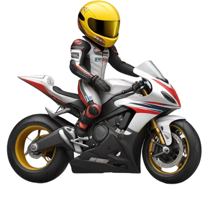 motorcycle racer emoji