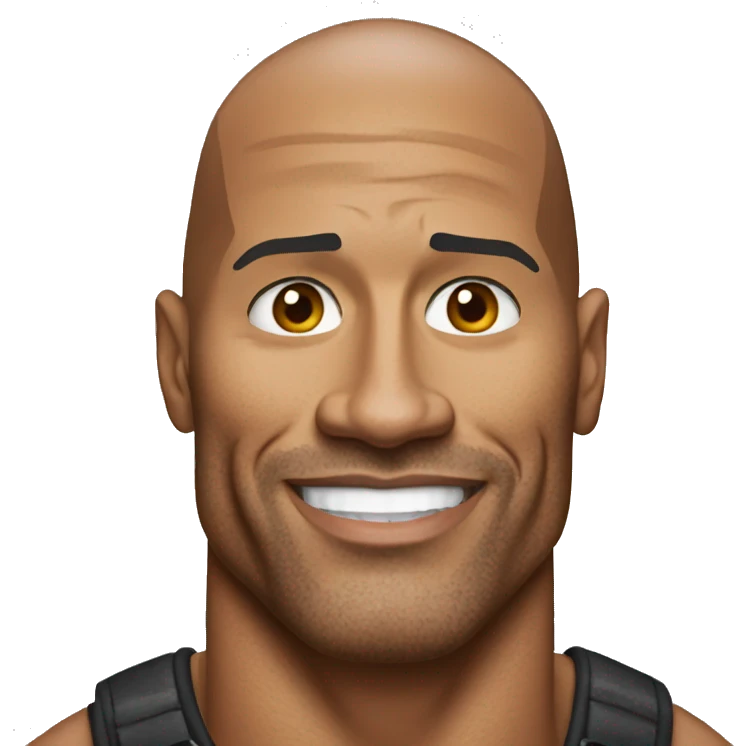 Dwayne Johnson emoji
