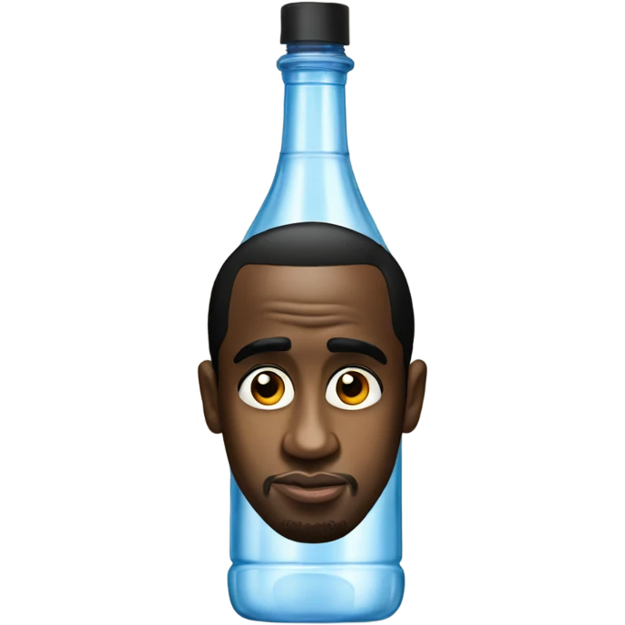 P Diddy with baby oil bottle  emoji