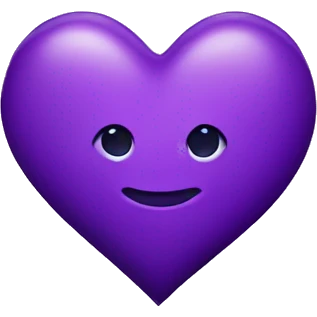 purple heart with stars emoji
