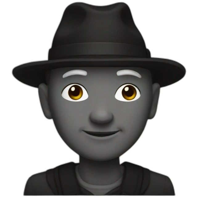 Nain noir emoji