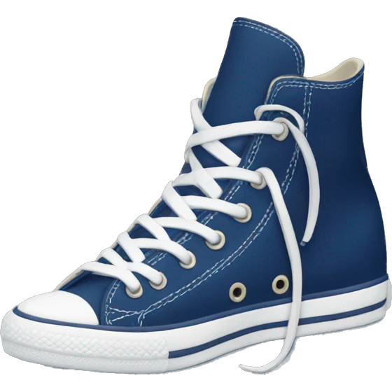 Navy blue converse emoji