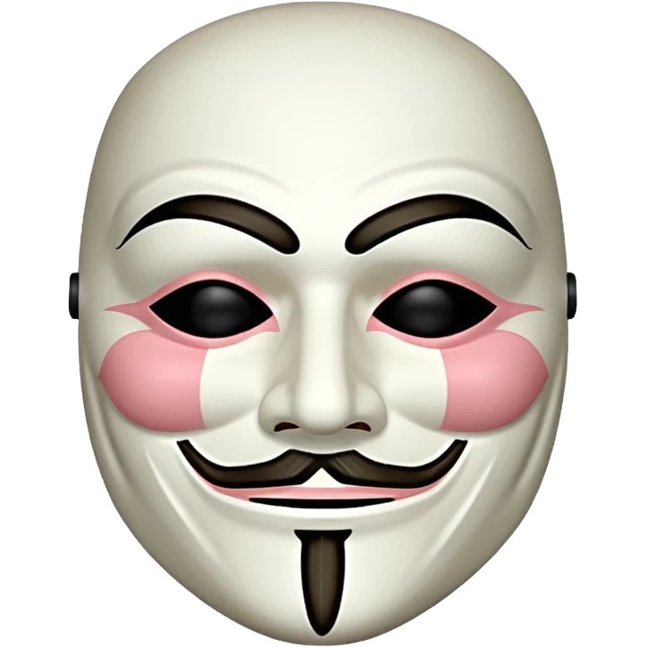 Guy Fawkes mask emoji