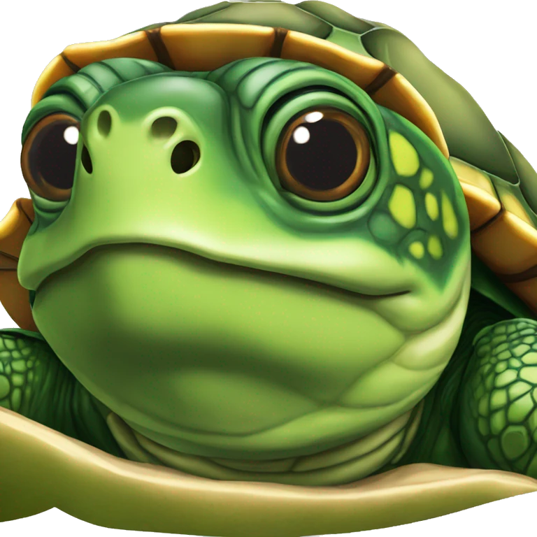 Red-eared slider turtle terrapin emoji