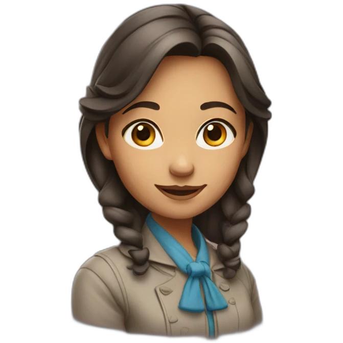smart girl emoji