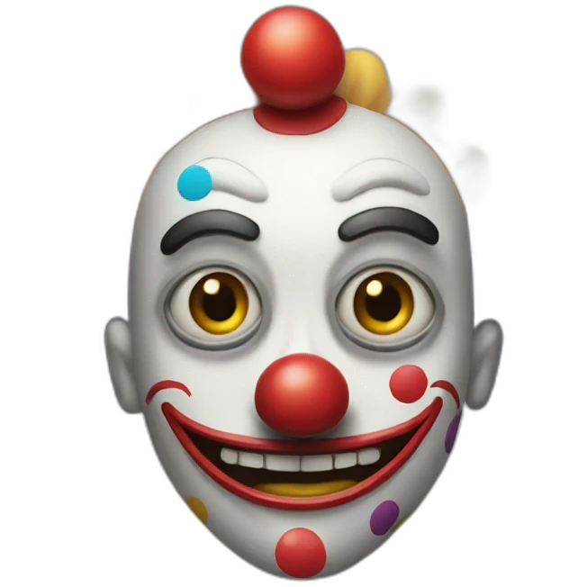 clown robot emoji