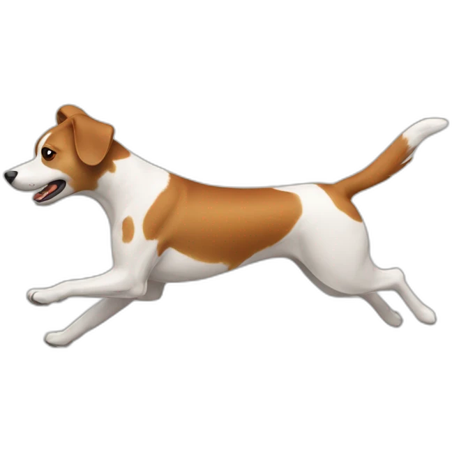 running dog small emoji