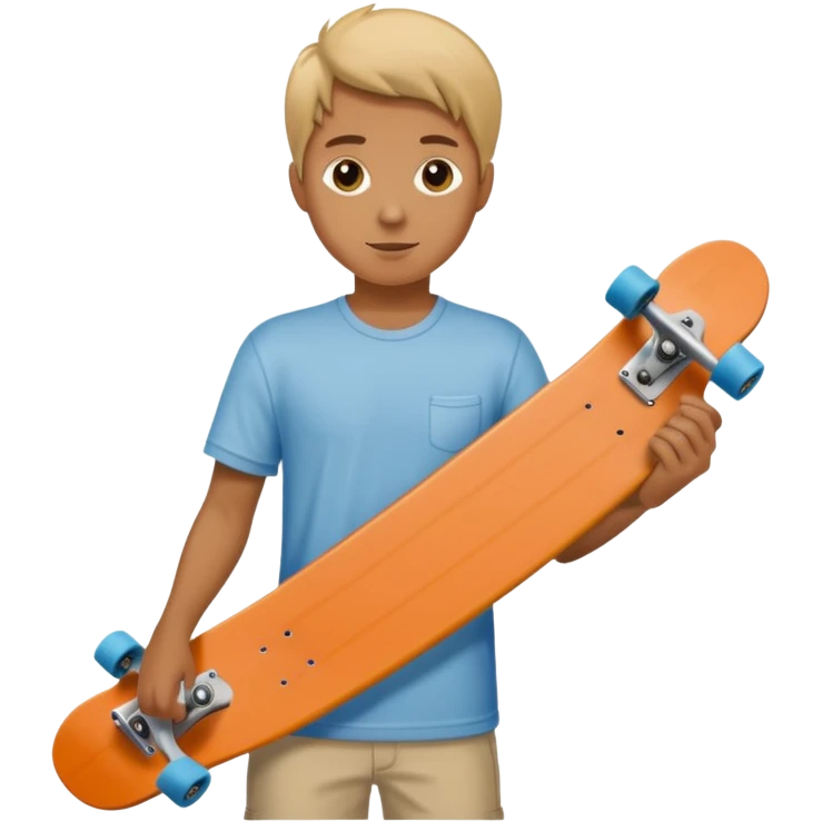 holding skateboard emoji