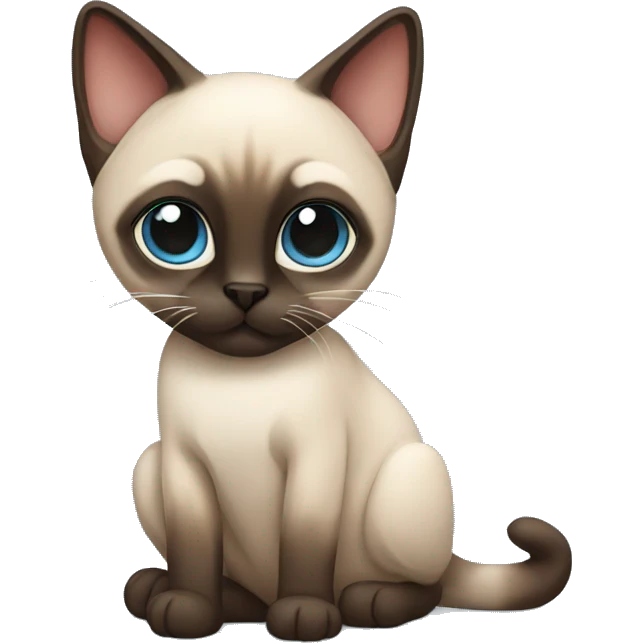 Siamese cat emoji