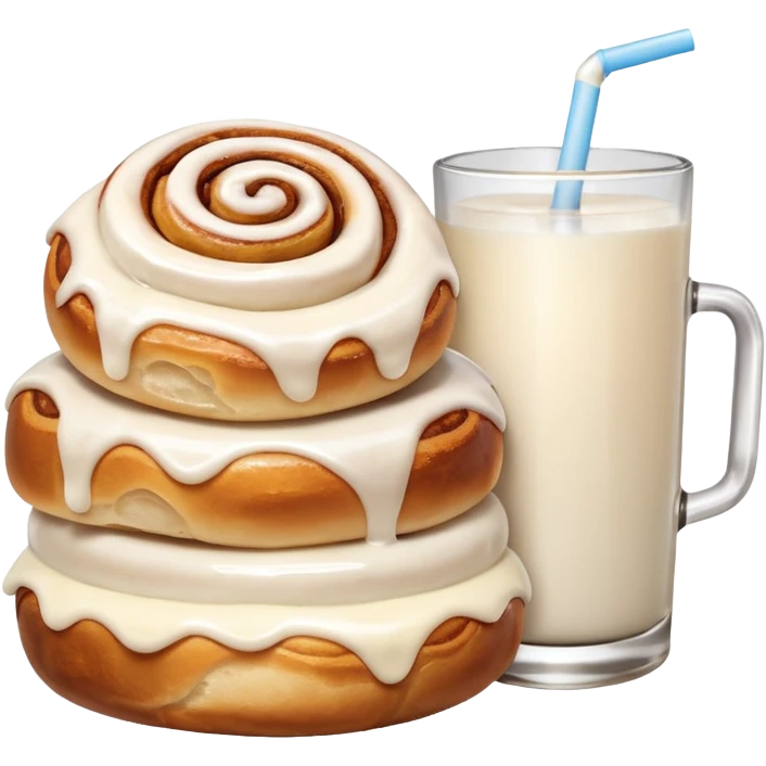Cinnamonroll with milk emoji