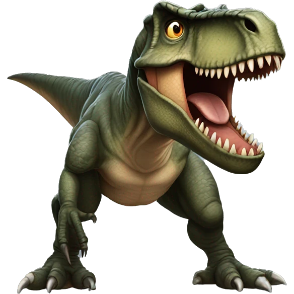 scary tyrannosaurus emoji