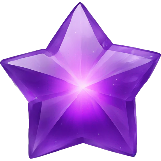 amethyst star gem emoji