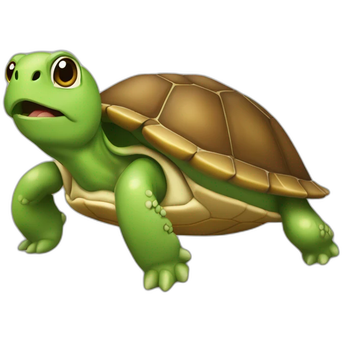 Une tortue qui mange jn avoca emoji