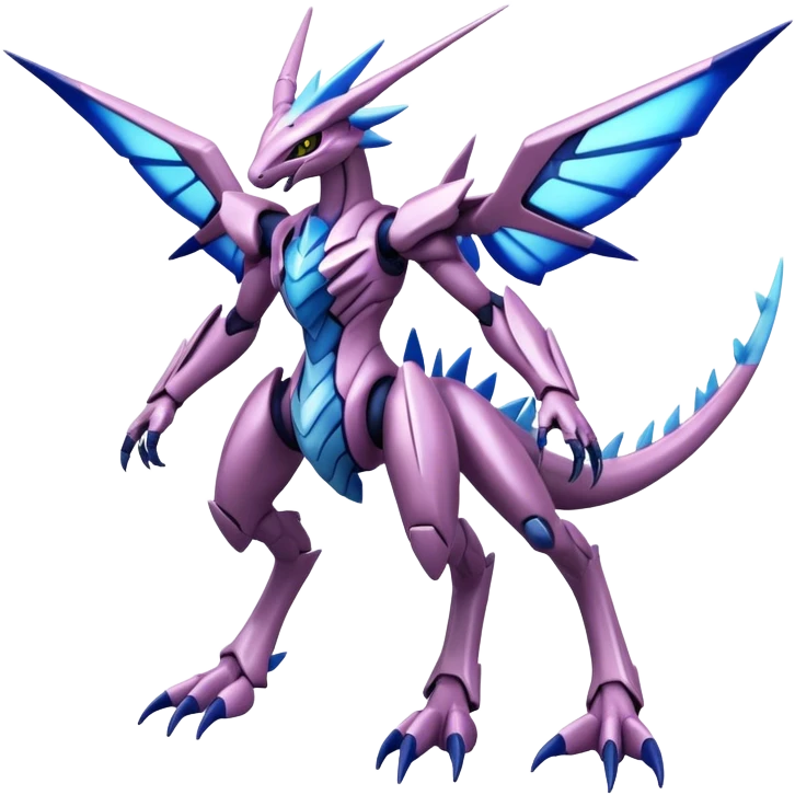  Cool Edgy Shiny Godly Ethereal Digimon-Genesect-Palkia-Dialga-hybrid full body emoji