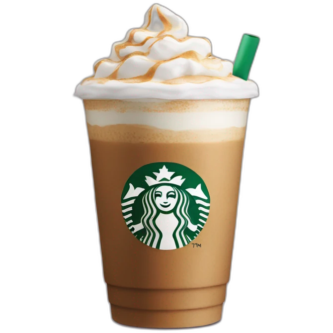 Starbucks latte emoji