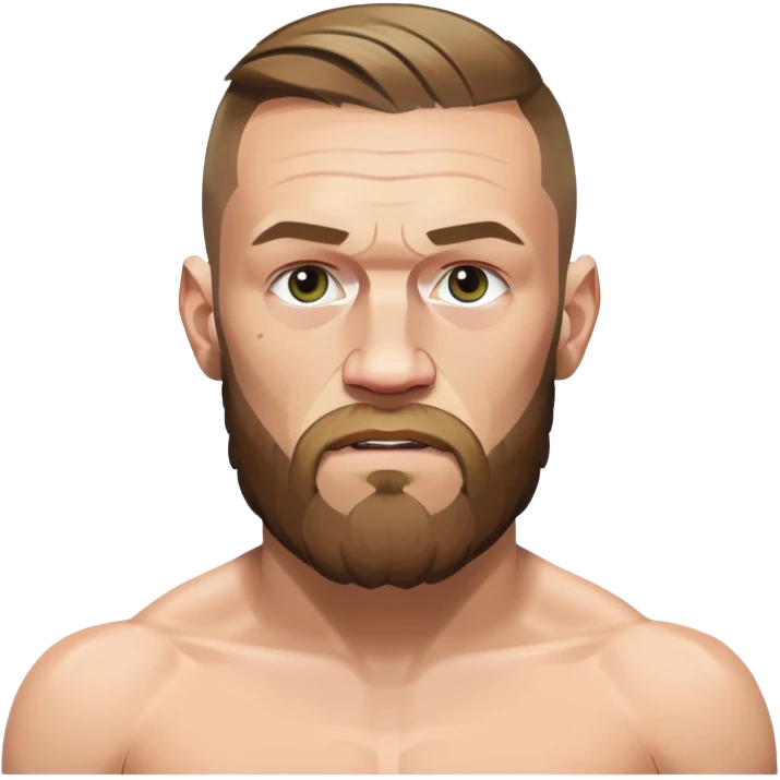 Conor McGregor UFC fighter with beard emoji