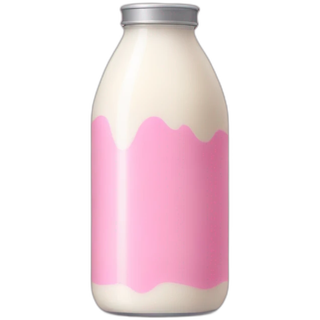 Pink milk emoji