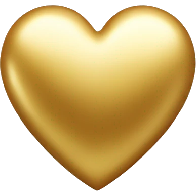 gold heart  emoji