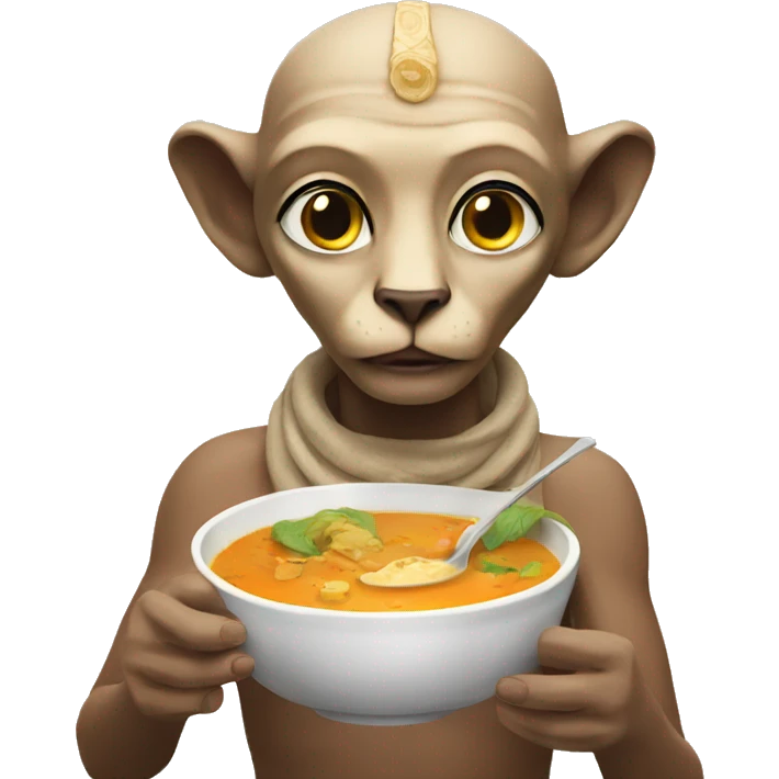 sphinx eating soup emoji