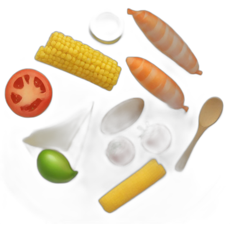 food plate emoji