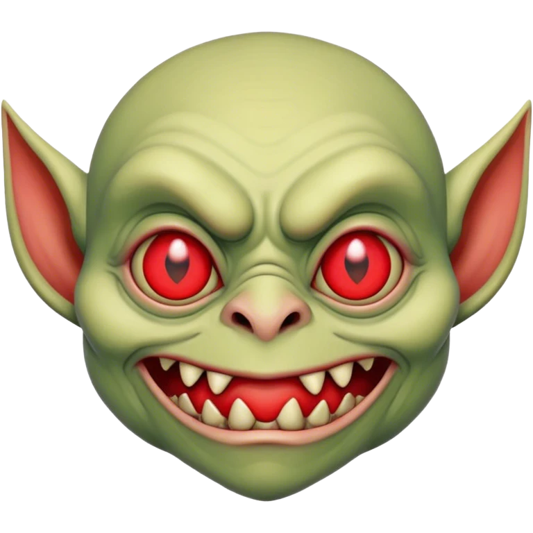 goblin with red eyes emoji