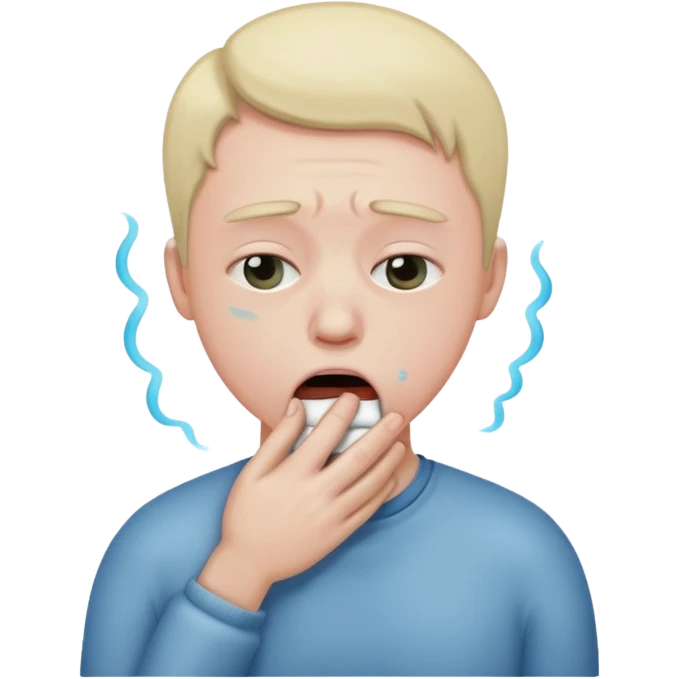 Person strangling themselves  emoji