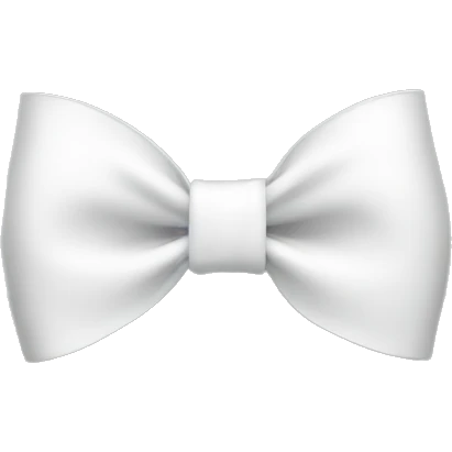 white bow emoji
