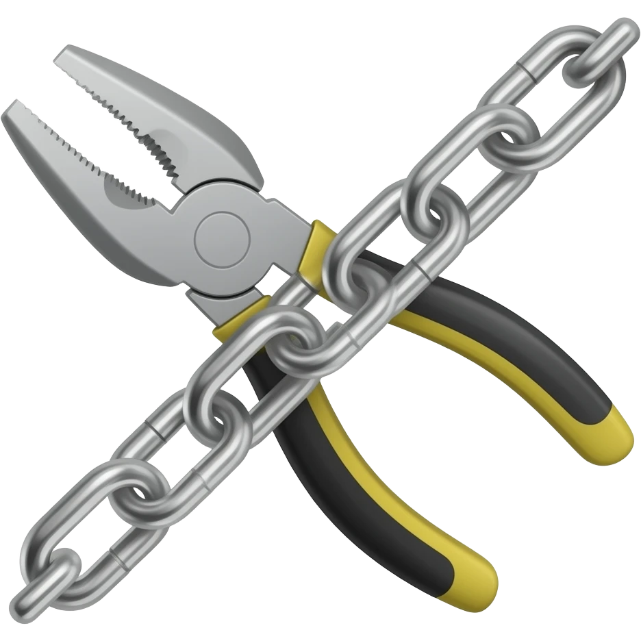 Chainlink pliers emoji