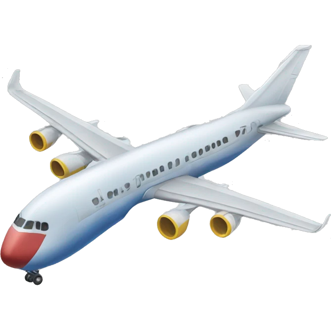 Plane with skirt emoji