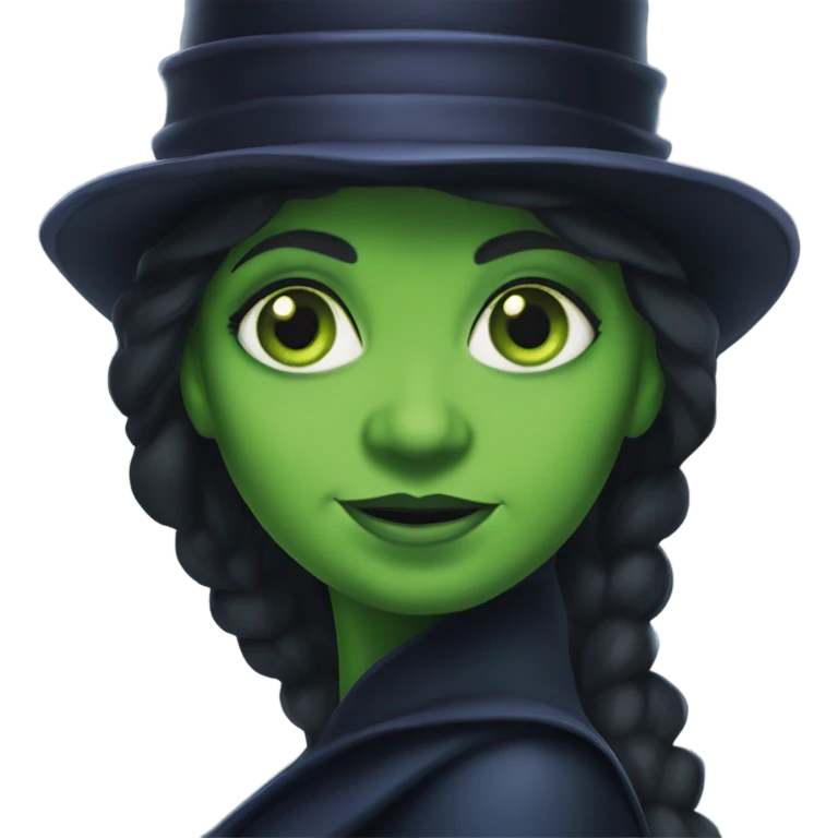 Elphaba from wicked movie emoji