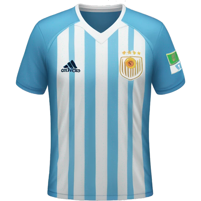 camiseta argentina emoji