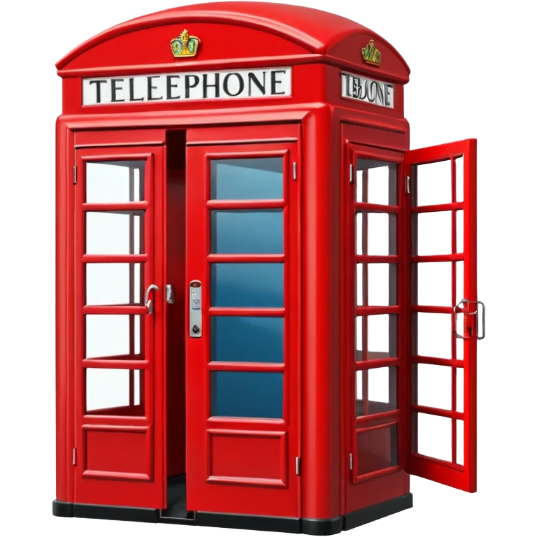 London telephone box emoji