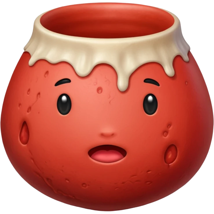 red lump in vessel emoji