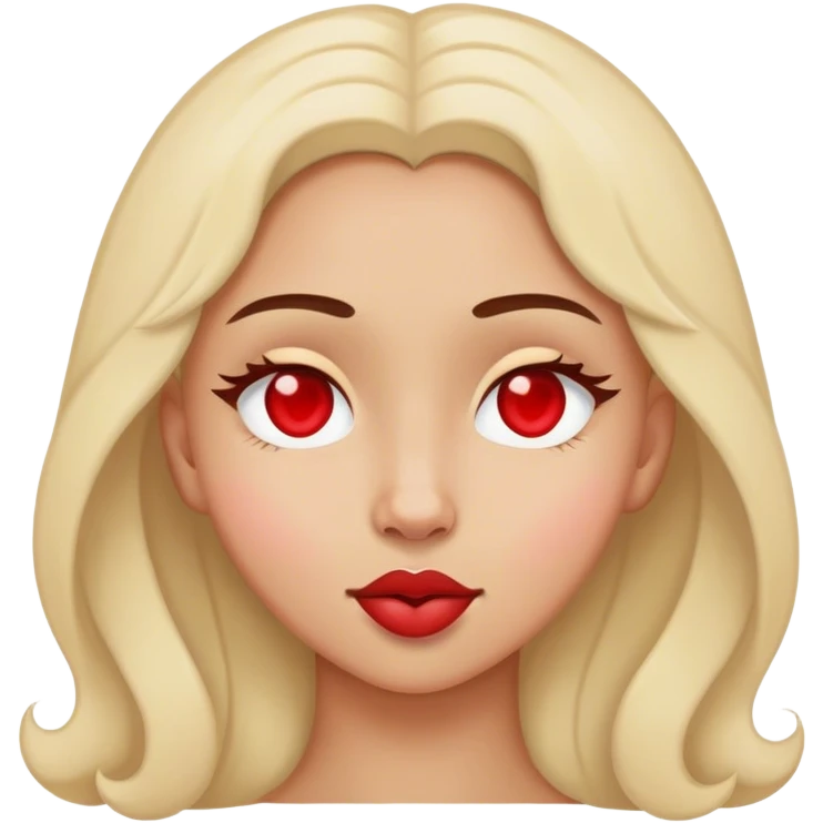 Heart eyes and sticking out Connie  emoji