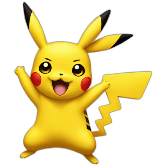 Pikachu dancing emoji