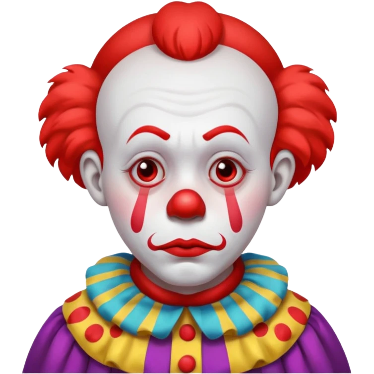 sad clowns emoji