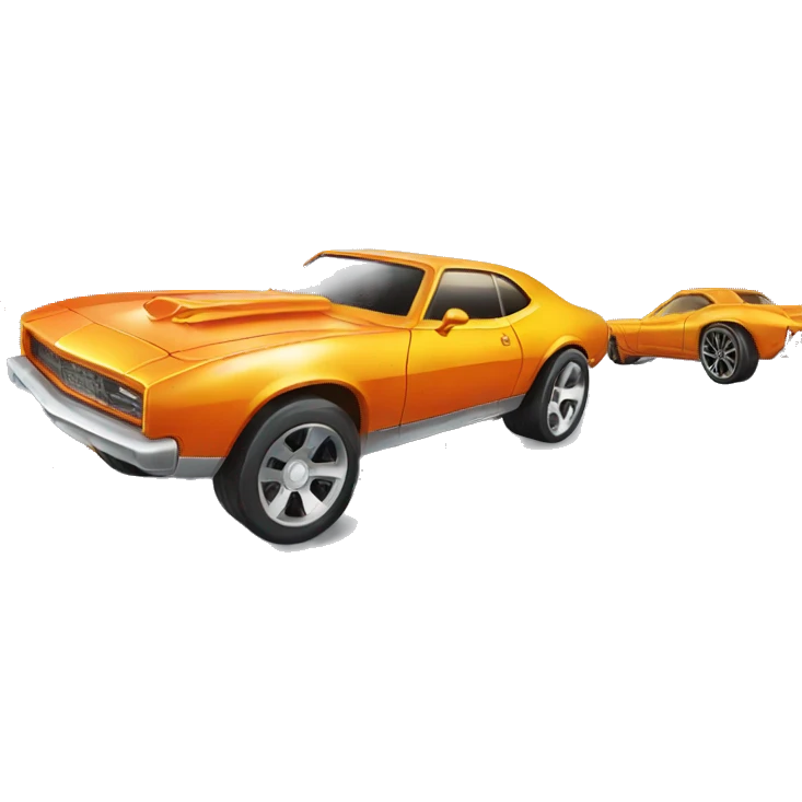 Hot wheels car emoji