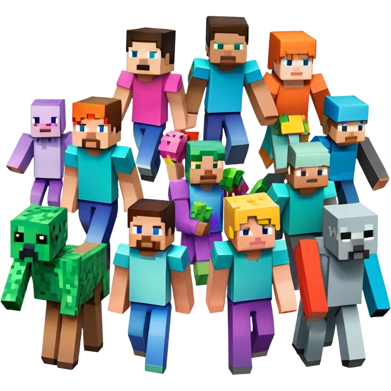 Minecraft mob emoji