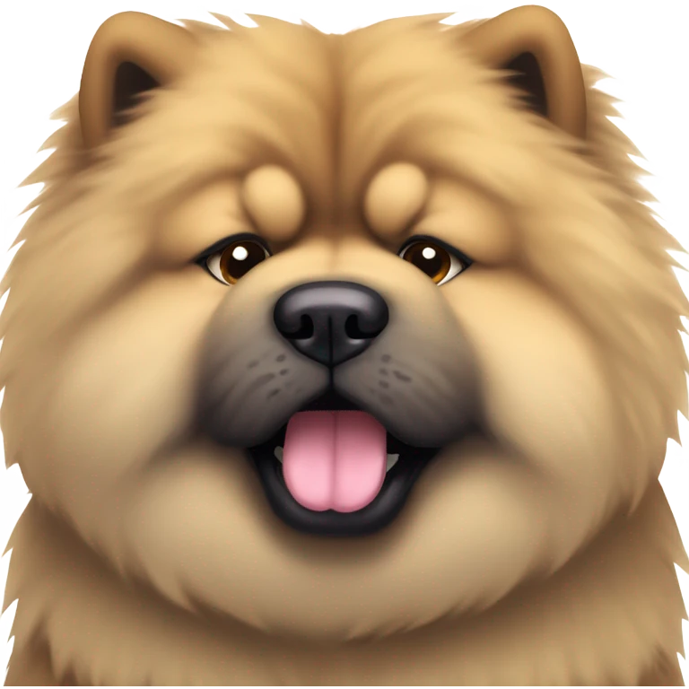 chow chow mad but cute emoji