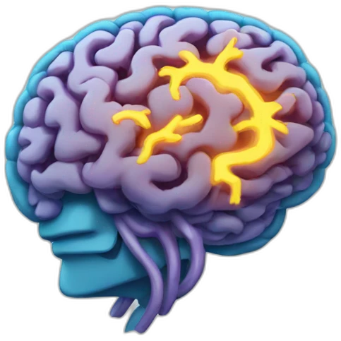 electric brain emoji