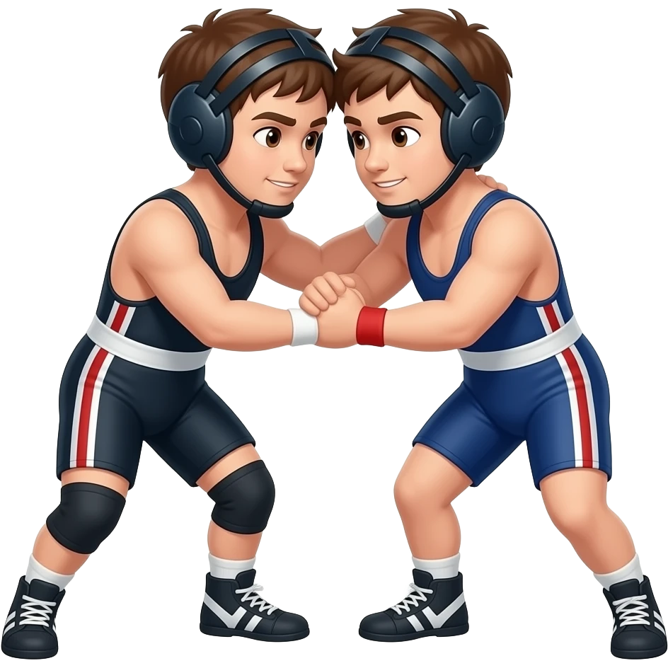Midget wrestling emoji