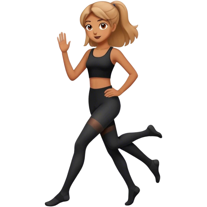 black tights emoji