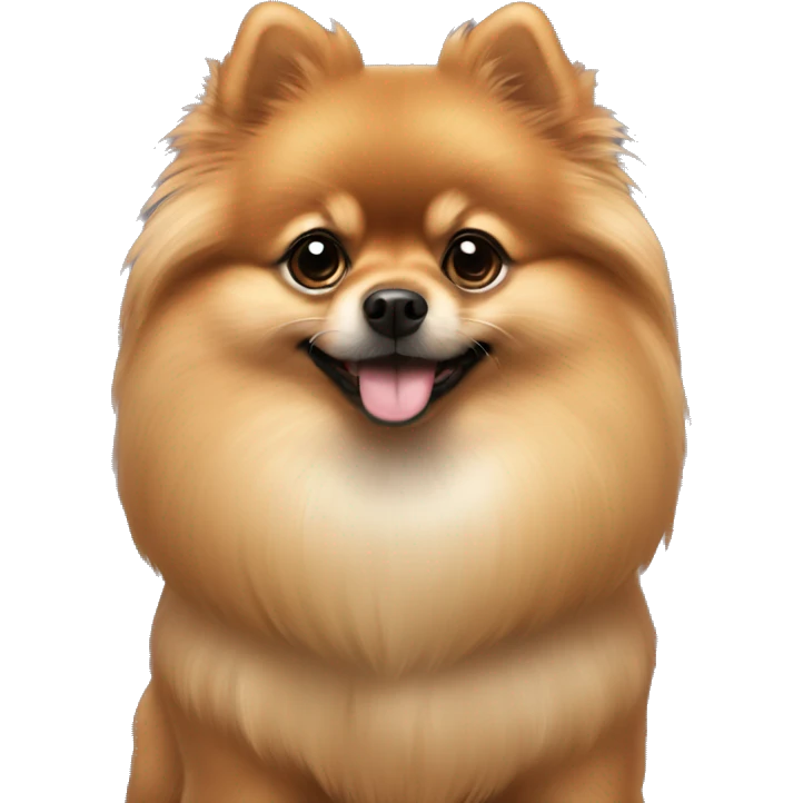 Pomeranian Sable emoji