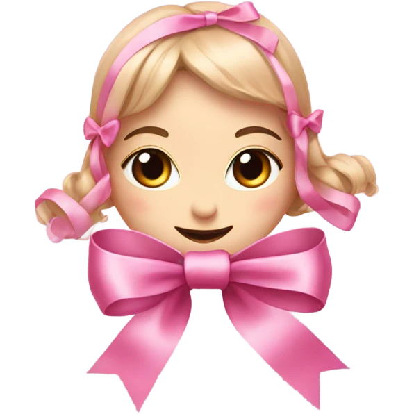 pink ribbon coquette emoji