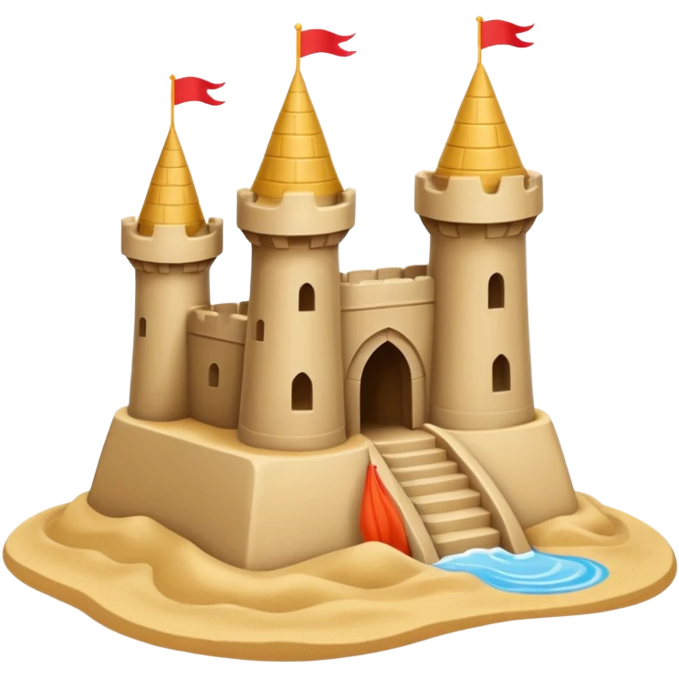 sand Moat castle emoji