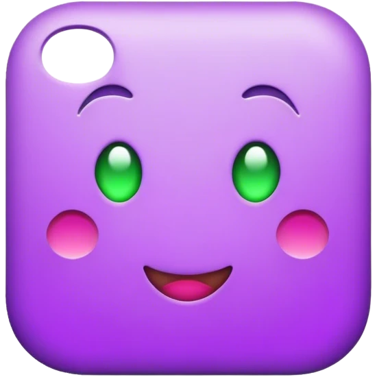 a purple check, similar to the traditional g emoji
